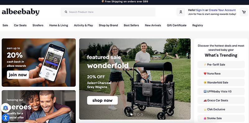 Albeebaby: американський інтернет-магазин товарів для дітей