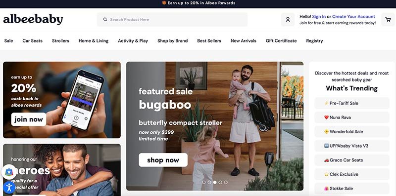 Albeebaby: американський інтернет-магазин товарів для дітей