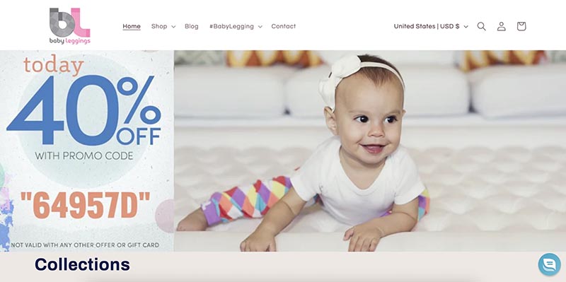 Baby Leggings: американський магазин дитячих легінсів