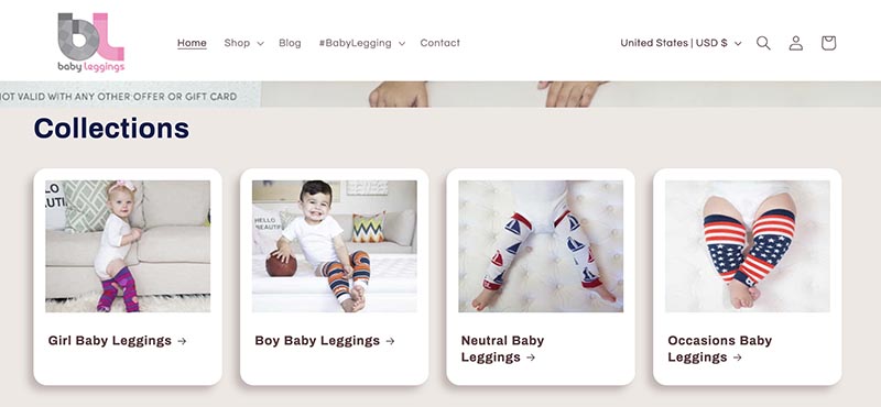 Baby Leggings: американський магазин дитячих легінсів