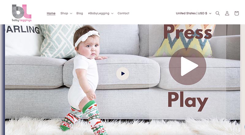 Baby Leggings: американський магазин дитячих легінсів