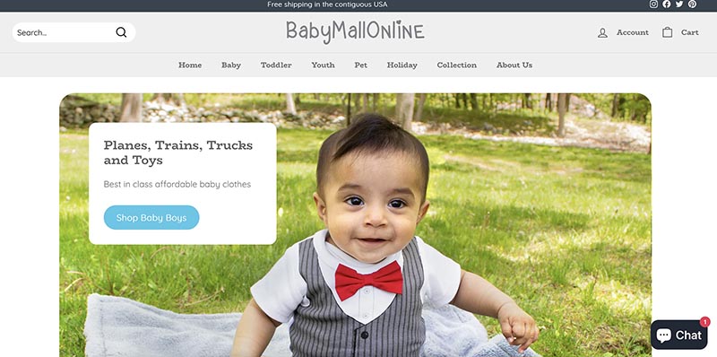 BabyMallOnline: американський магазин дитячих товарів