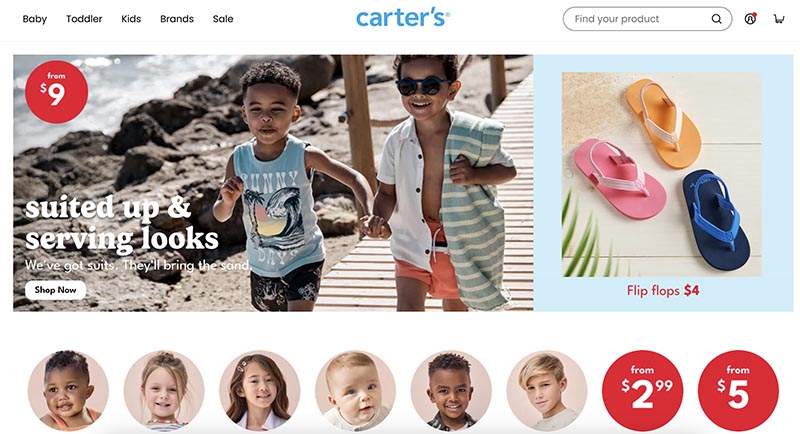 Carter’s – американський інтернет-магазин дитячого одягу
