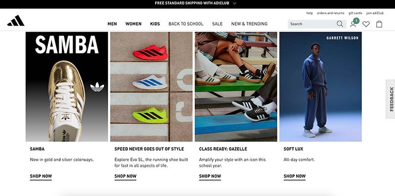 adidas (US): гід для покупців з України