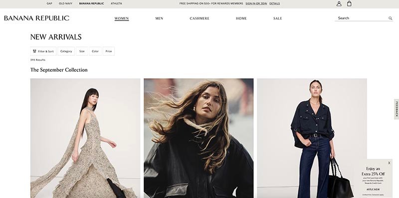 Banana Republic: гід для покупців з України