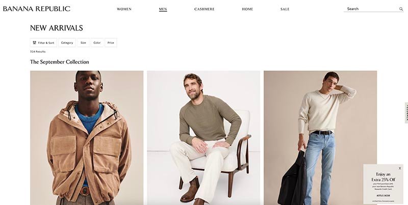 Banana Republic: гід для покупців з України